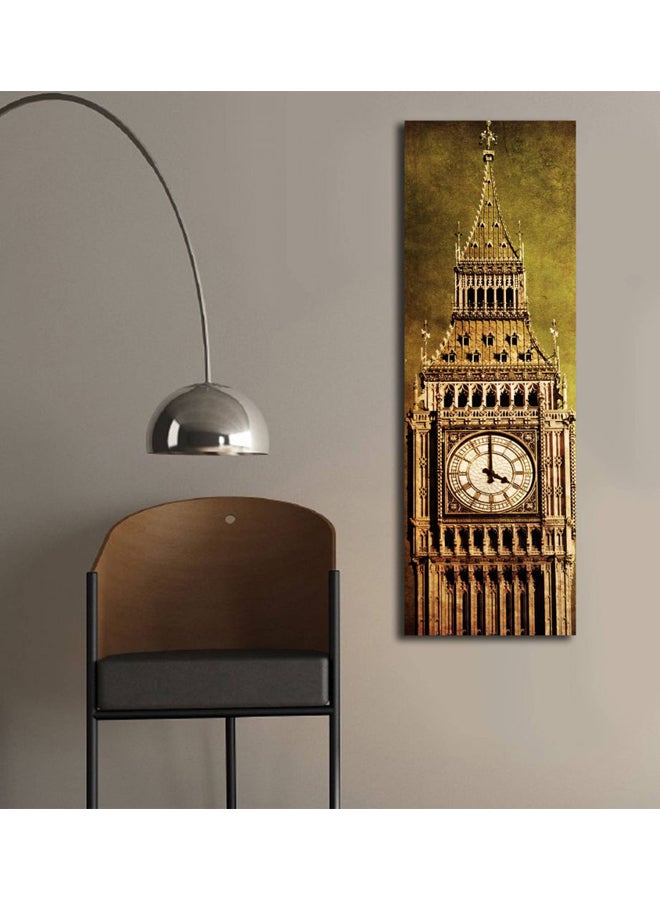Places Canvas Painting Beige/Black/Green 30x90cm