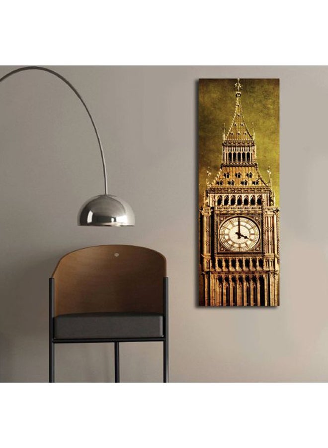 Places Canvas Painting Beige/Black/Green 30x90cm