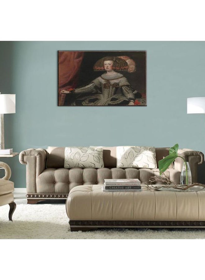 بونامايسون لوحة فنية لديكور الحائط مزودة بإطار، برسمة كلاسيكية رمادي/أسود/بني 30x45سم  - Image 2