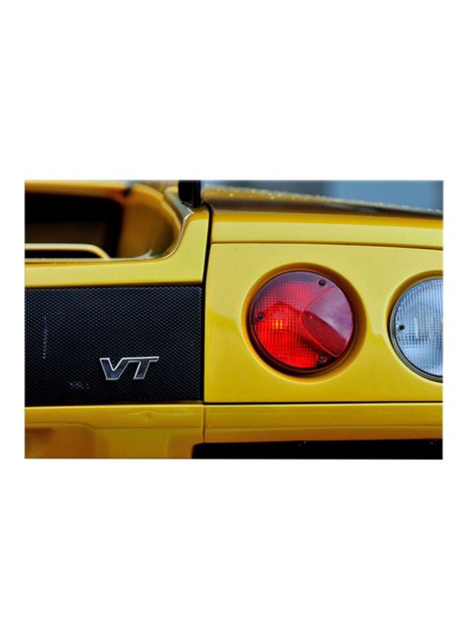 Bonamaison Decorative Car Themed Painting With Frame Multicolour 60x40cm  - Image 1