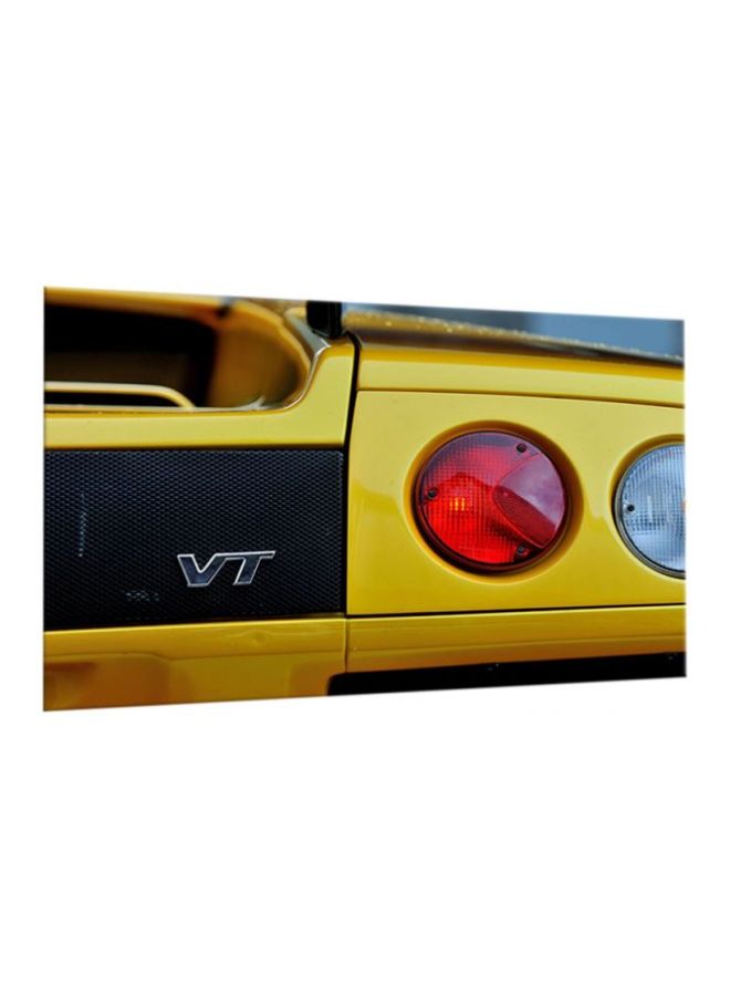 Bonamaison Decorative Car Themed Painting With Frame Multicolour 60x40cm  - Image 2