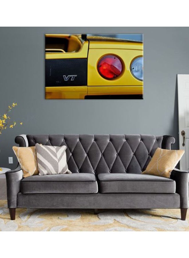 Bonamaison Decorative Car Themed Painting With Frame Multicolour 60x40cm  - Image 3