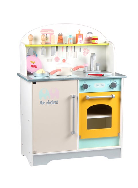 Wooden Pretend Kitchen Toy Set