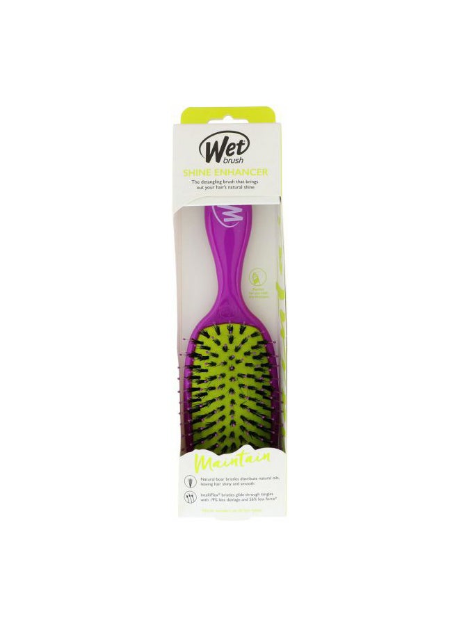 Shine Enhancer Detangler Hair Brush Purple