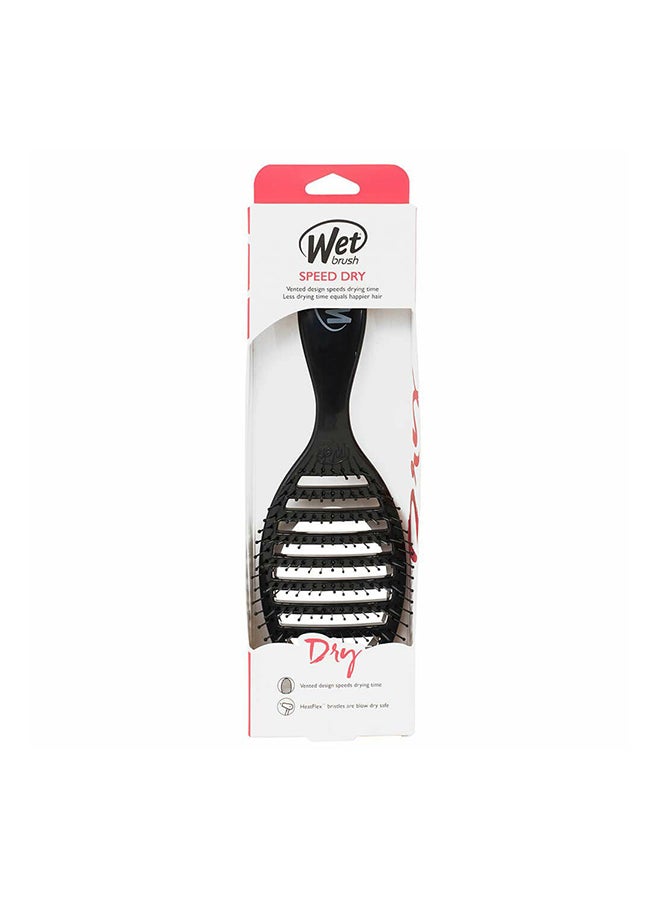 فرشاة شعر للتجفيف السريع أسود 3.53بوصة