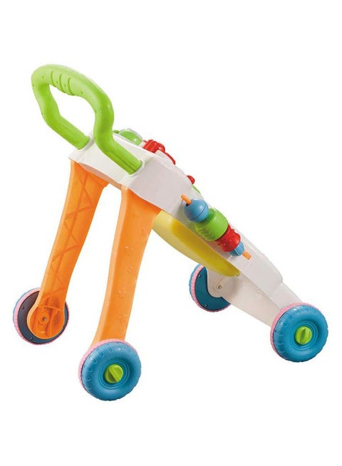 4-Piece Sit-To-Stand Walker And Push Pull Toy Set
