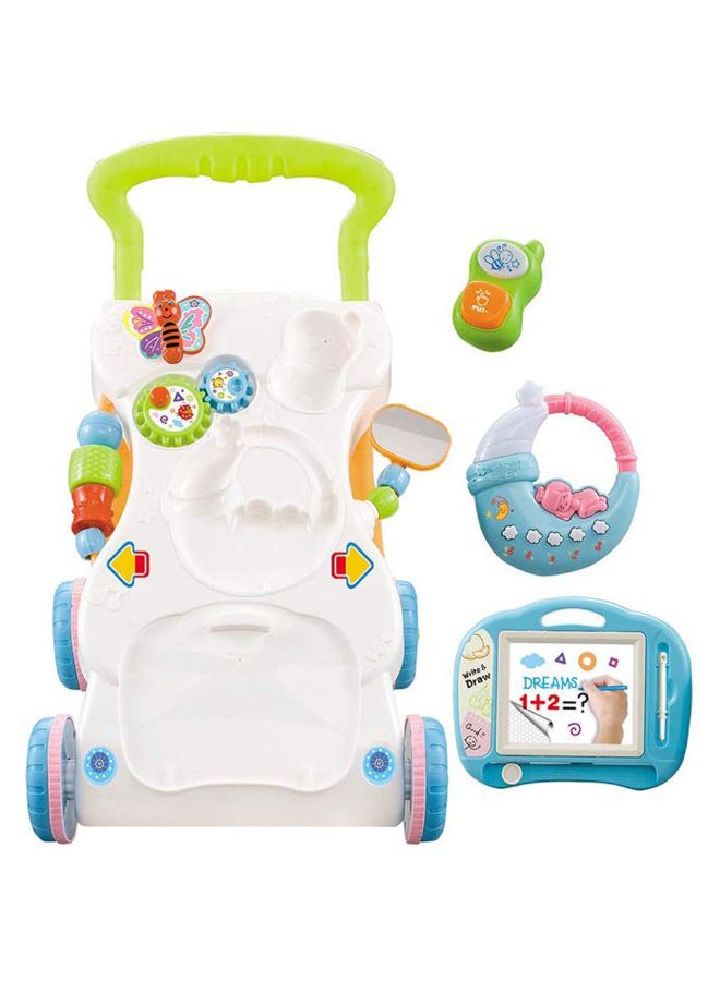 4-Piece Sit-To-Stand Walker And Push Pull Toy Set