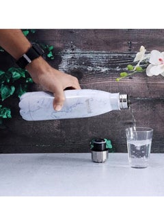 Royalford Insulated Water Bottle White 500ml  - Image 2