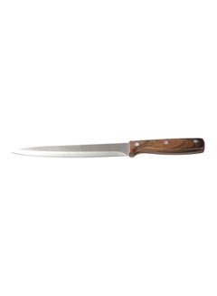 Slicer Knife Silver/Brown 8inch