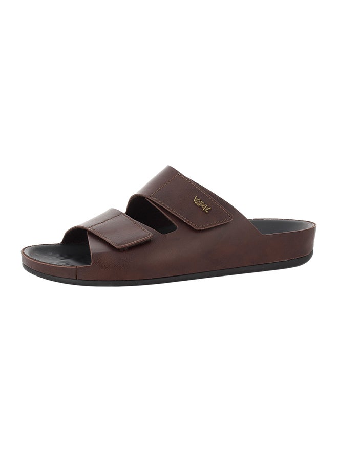 VITAL - Classic Slip-On Sandals Brown - Image 1