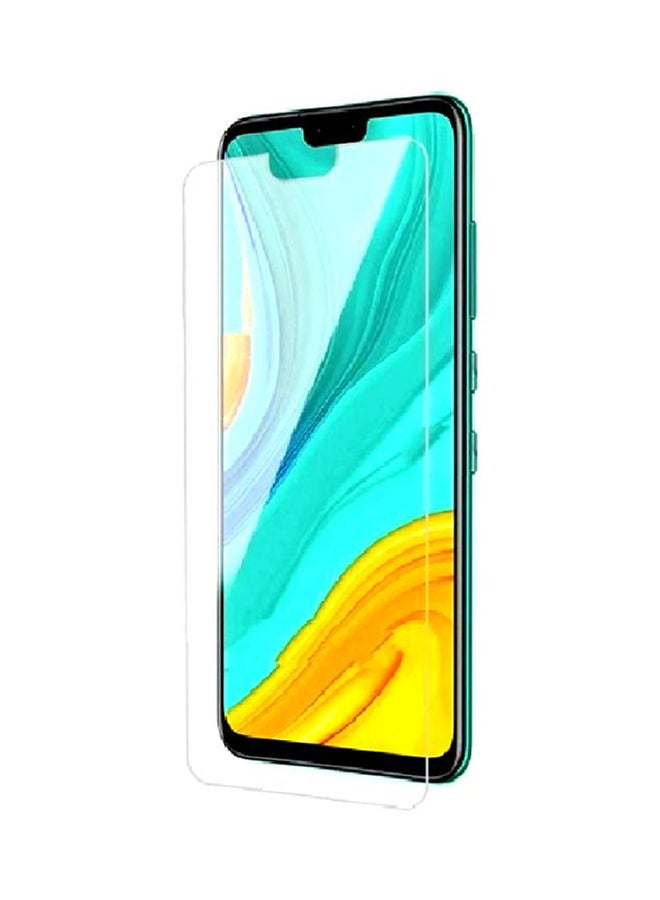 9 إتش لاصقة حماية للشاشة برو بلس، مصنوعة من الزجاج المقوى، ومُناسبة لهاتف هواوي Y8S شفاف - Image 2