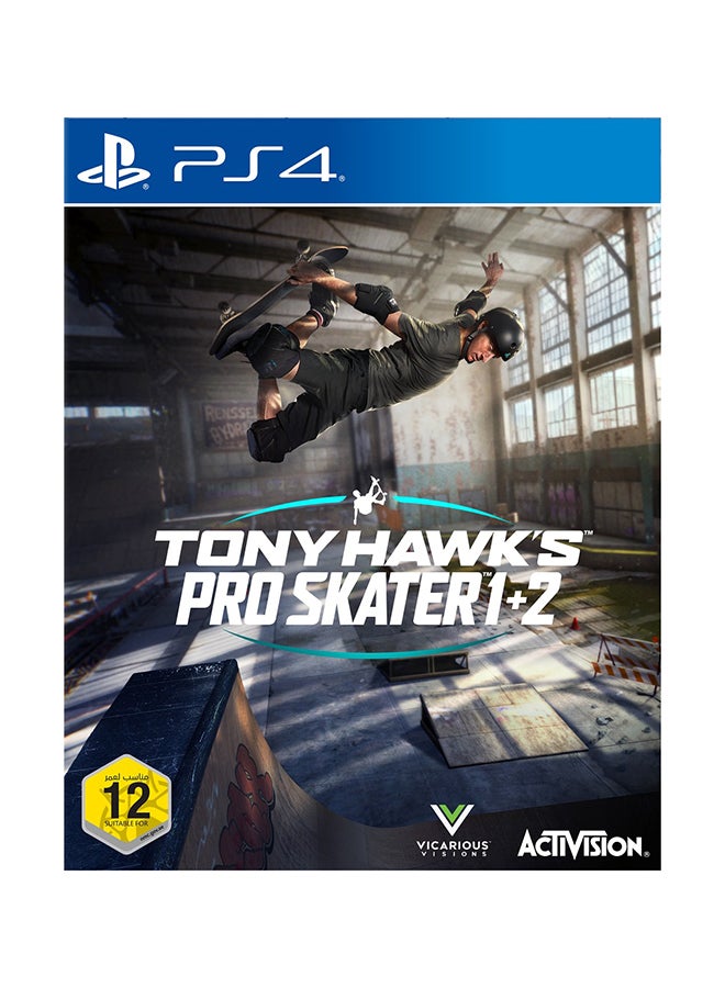 Activision Tony Hawk's Pro Skater 1+2 -English/Arabic - (UAE Version) - PlayStation 4 (PS4) 