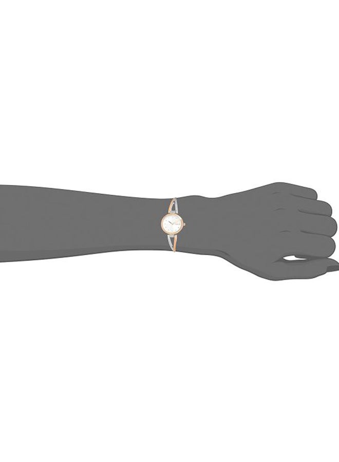 Women's Crosswalk Analog Wrist Watch NY2791 - 26 mm - Silver/Rose Gold
