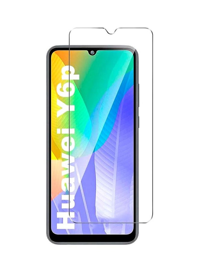 9 إتش لاصقة حماية للشاشة من الزجاج المقوى برو بلس لهاتف هواوي Y6P شفاف - Image 2