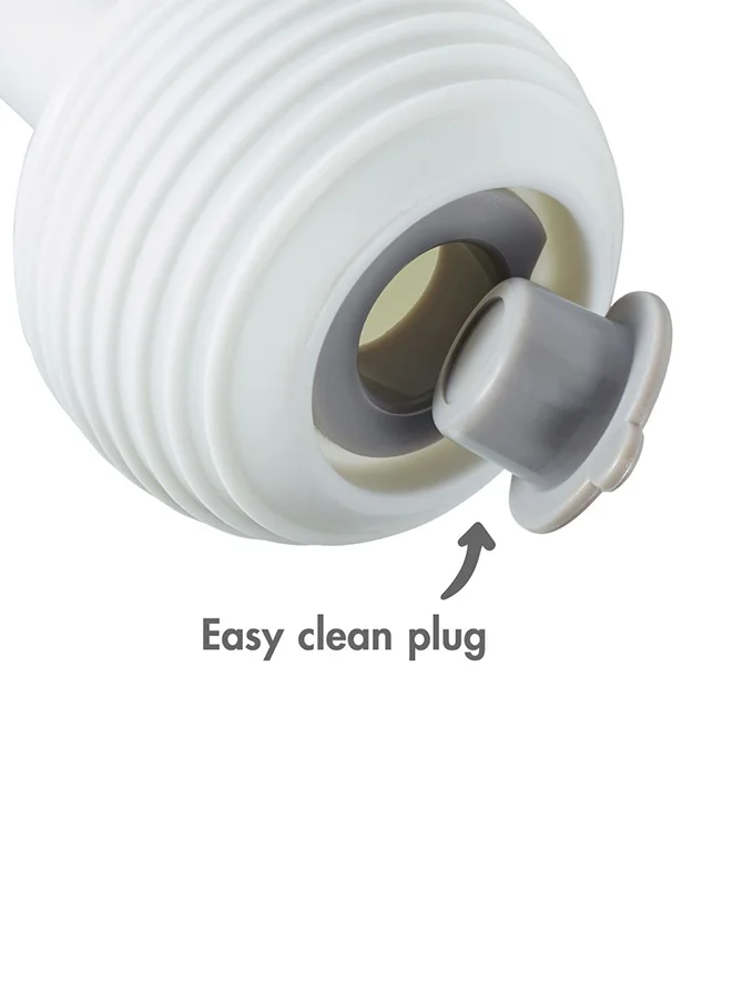 the FIRST years Holpital-Style Baby Nasal Aspirator With Multiple Operation Adjustable Settings