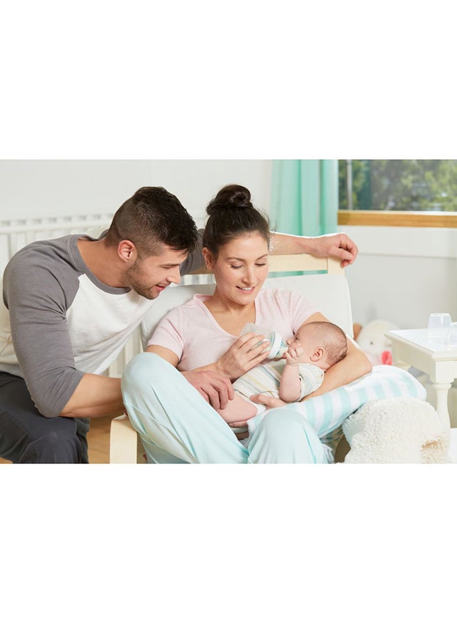 the FIRST years - Breastflow Feeding Bottle, Pack Of 3, 5oz - Clear/Green/White - Image 1