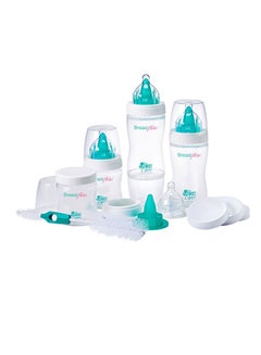 the FIRST years Breastflow Baby Feeding Starter Set - Clear/Green/White  - Image 1