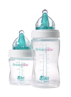the FIRST years Breastflow Baby Feeding Starter Set - Clear/Green/White  - Image 2