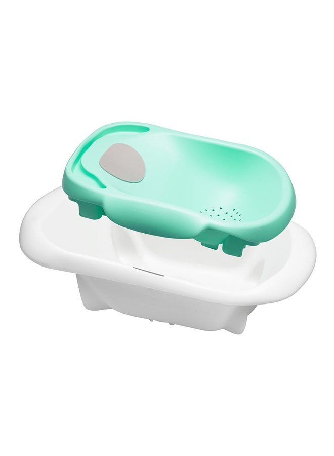 the FIRST years - 2-Piece, 4 In 1 Warming Comfort Infant To Toddler Bathtub Set - Image 1