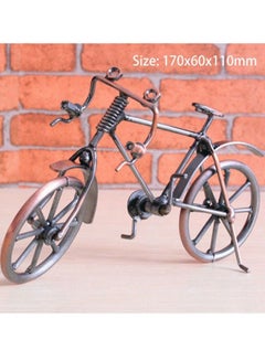 OUTAD Metal Antique Bike Model Figurine Bronze/Black 170x110x60mm  - Image 4