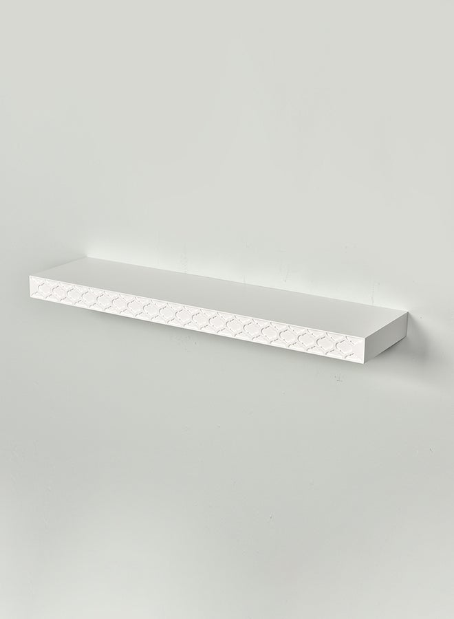 DANUBE HOME Elizabeth Floating Shelf White 600x50x200mm - Image 3