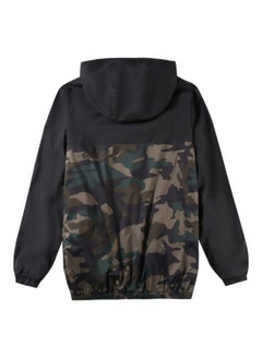 Lucky Camouflage Printed Jacket Black/Green/Brown  - Image 2