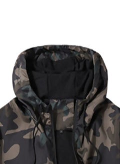 Lucky Camouflage Printed Jacket Black/Green/Brown  - Image 3