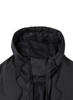 Lucky Polyester Solid Jacket Black  - Image 3