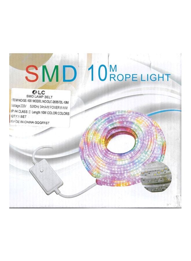 دي إل سي  مصباح SMD على شكل حبل متعدد الألوان 10متر