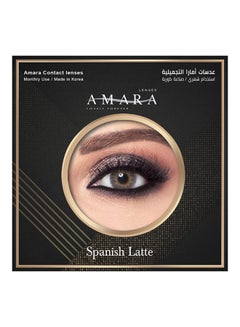 أمارا عدسات لاصقة شهرية سبانش لاتيه للاستخدام لمرة واحدة  - Image 2