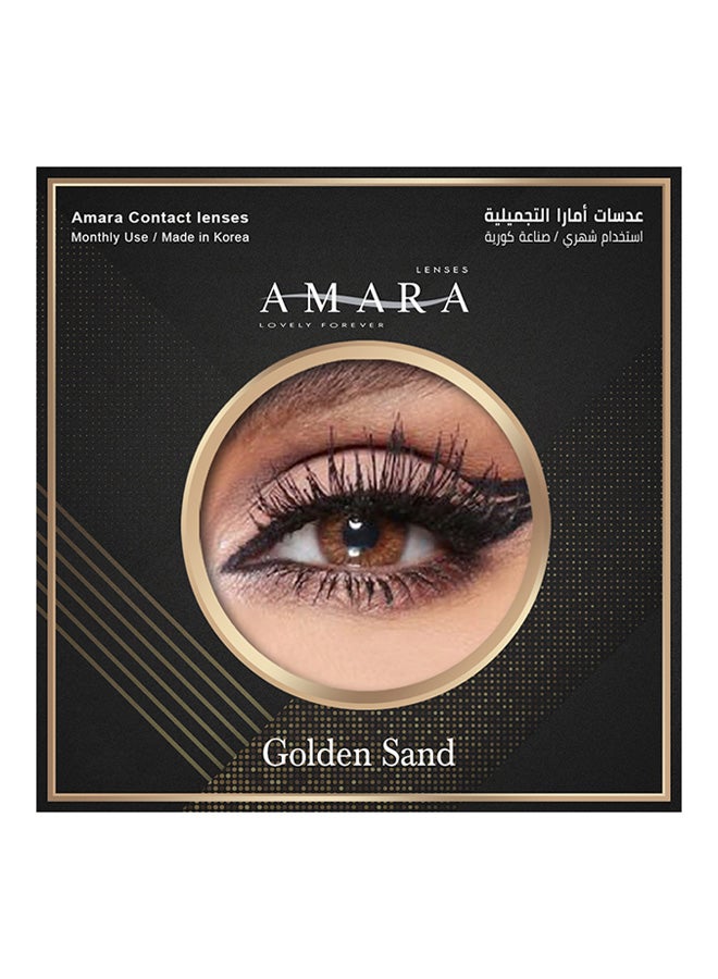 Amara Golden Sand Monthly Disposable Contact Lenses - Image 2