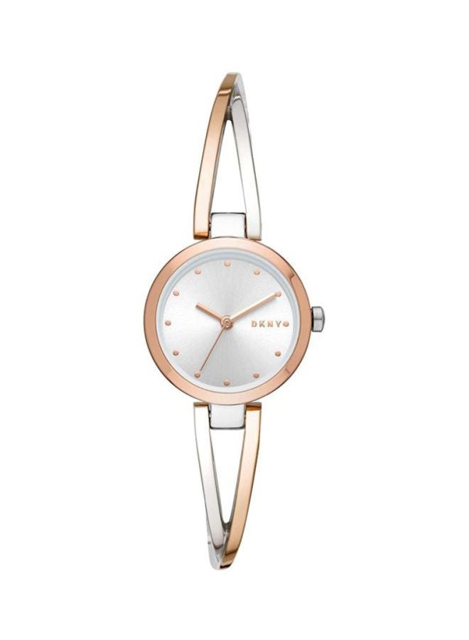 Women's Crosswalk Analog Wrist Watch NY2791 - 26 mm - Silver/Rose Gold