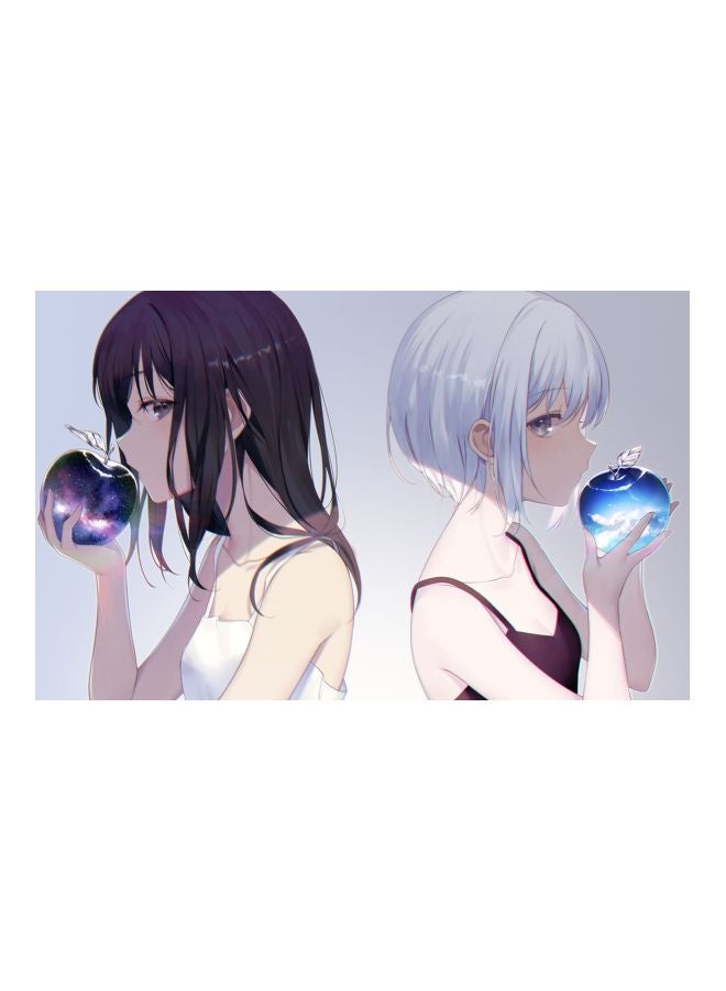 بي جي لوح ماوس بطبعة رسوم متحركة أرجواني/أزرق/بني - Image 1