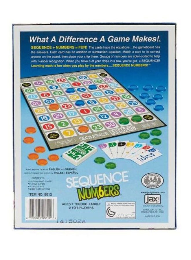 Jax - Sequence Numbers Board Game - Image 1