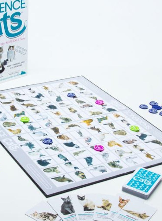 Sequence Cats Board Game 8021