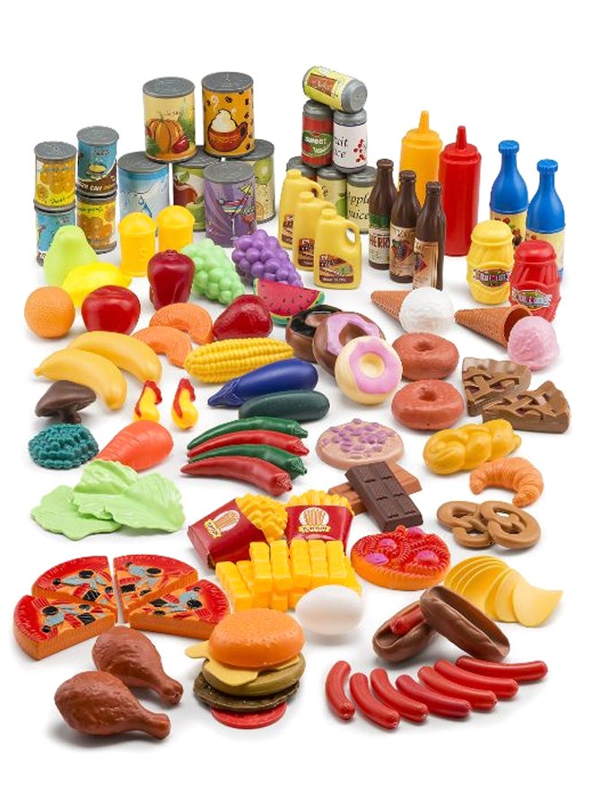 JaxoJoy 122-Piece Pretend Food Set  - Image 3