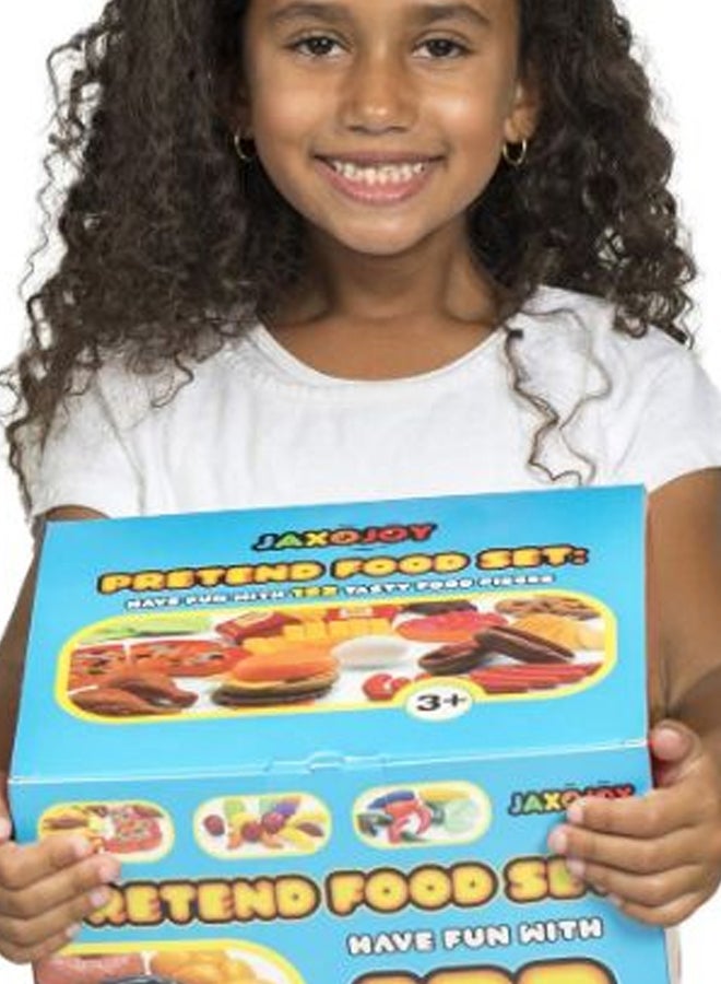 JaxoJoy 122-Piece Pretend Food Set  - Image 5