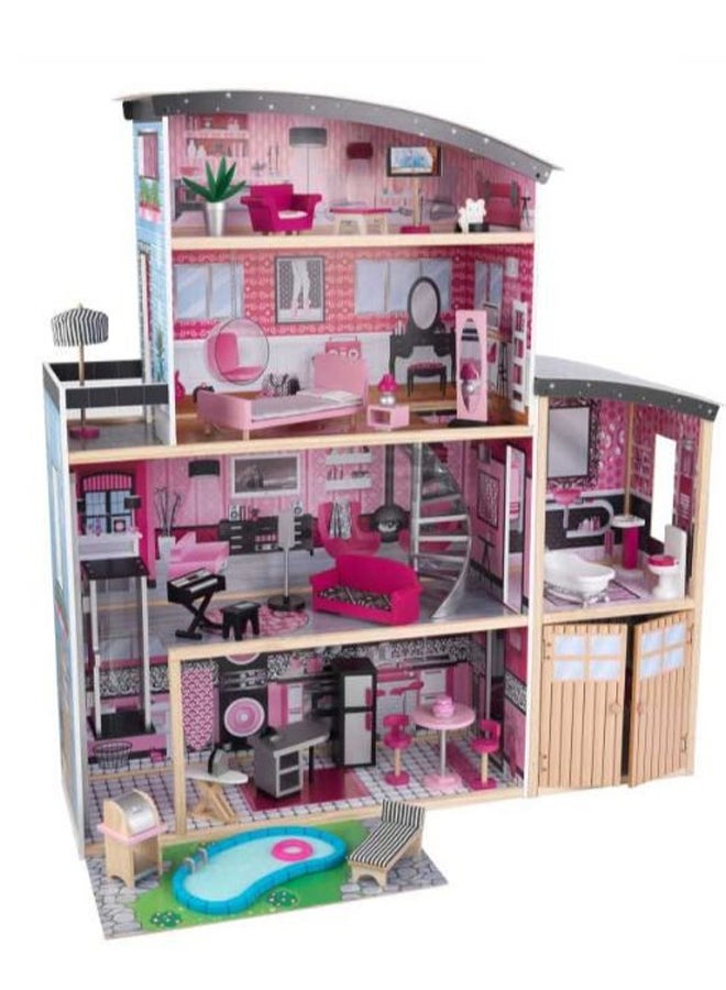 KidKraft Sparkle Mansion Dollhouse - Image 1