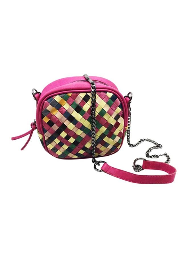 J&J Checkered Crossbody Bag Multicolour - Image 1