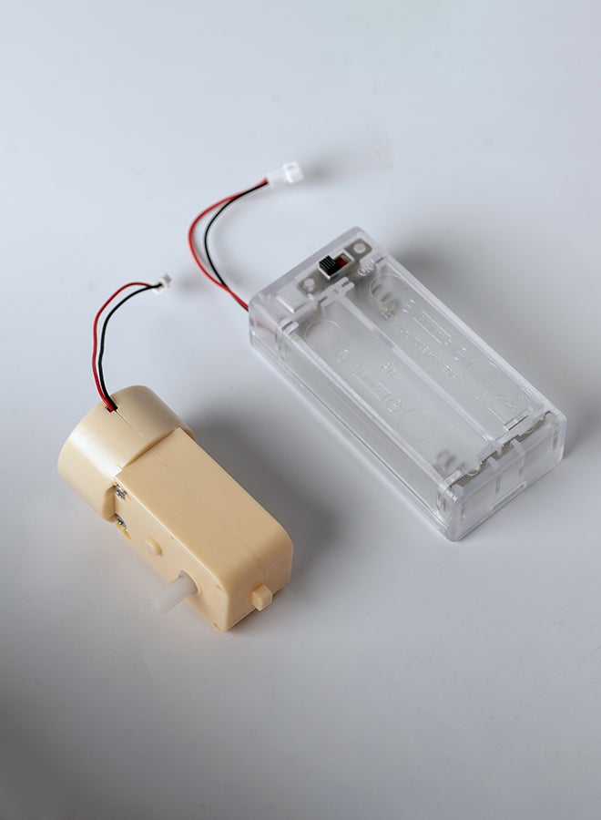 كوكوون أحجية قطع التركيب الخشبية ثلاثية الأبعاد مزودة بمحرك على شكل قطرة 27x26.5x26.5سم - Image 5