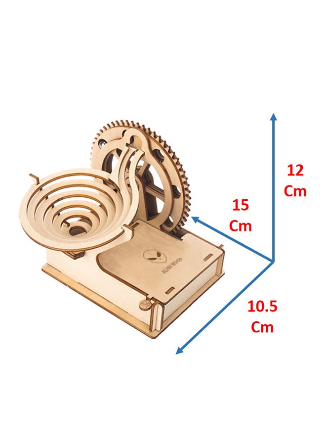 3D Wooden Motorized Marble Run Puzzle 15x10.5x12cm - v1599232983/N39891785A_7