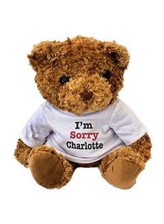 I'm Sorry Charlotte Teddy Bear 9.84x5.91x7.87inch