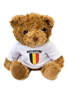 Belgium Flag Printed Teddy Bear 3.15x7.87x5.91inch
