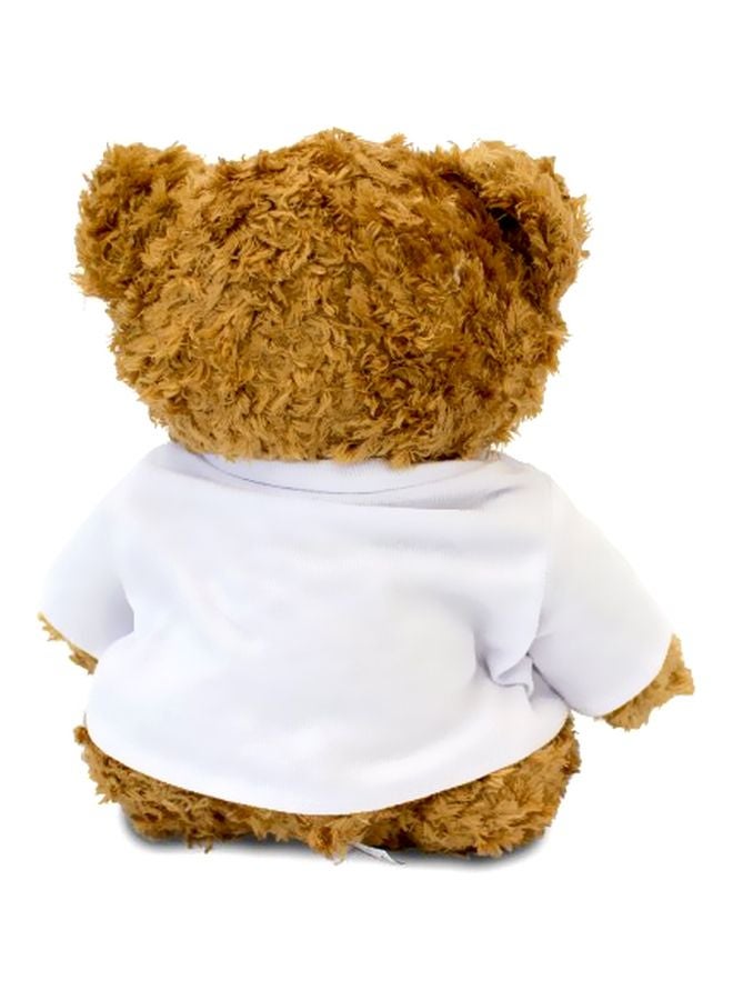 London Teddy Bears - Belgium Flag Printed Teddy Bear 3.15x7.87x5.91inch - Image 1