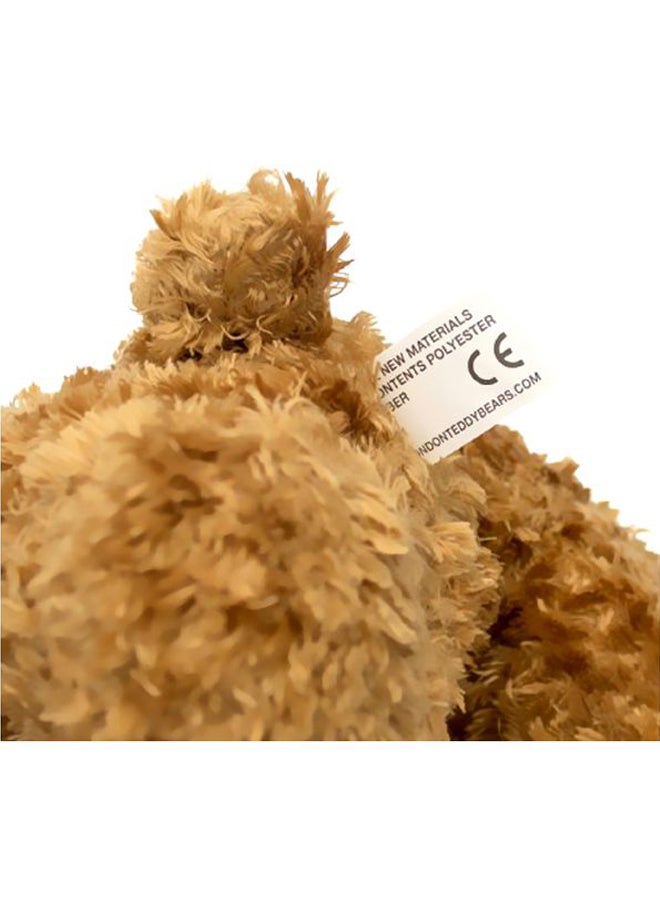 London Teddy Bears - Belgium Flag Printed Teddy Bear 3.15x7.87x5.91inch - Image 1