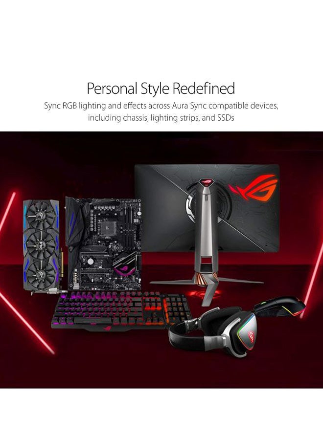 ASUS - ROG Delta Gaming Headset | Headset With Mic And Hi-Res Ess Quad-Dac | Compatible Gaming Headphones For PC, MAC, PS4, Xbox One | Aura Sync RGB Lighting - Image 1