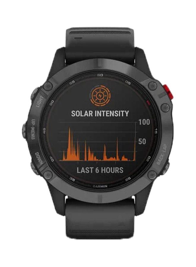 GARMIN Fenix 6 Pro Solar Edition Smartwatch Black  - Image 1