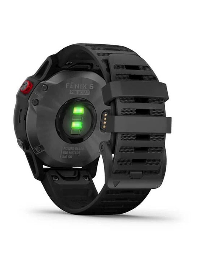 GARMIN Fenix 6 Pro Solar Edition Smartwatch Black  - Image 2