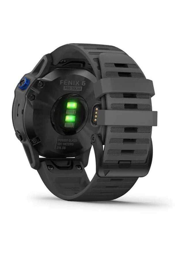GARMIN Fenix 6 Pro Solar Edition Smartwatch Black - Image 2