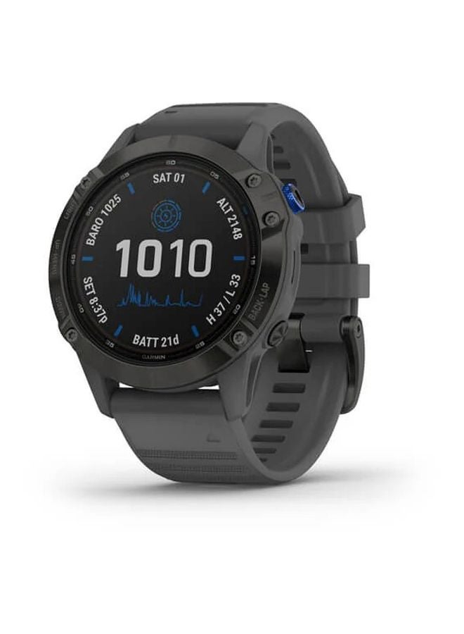 GARMIN Fenix 6 Pro Solar Edition Smartwatch Black - Image 4